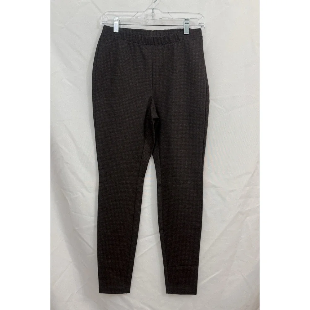J. Jill Ponte‎ Leggings Pants Houndstooth Brown Black Womens Size Small
